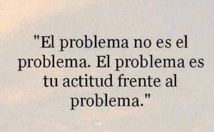 Las preguntas actitud frente a el problema