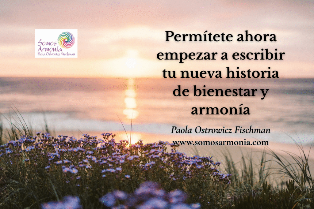 Permítete ahora empezar a escribir tu nueva historia de bienestar y armonía.